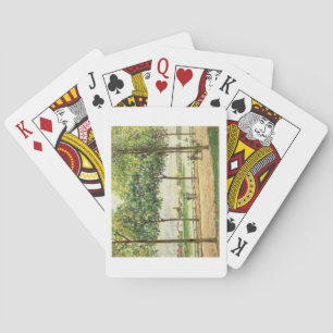 Alfred Sisley   Street of Spanish Chestnut Trees Poker Cards