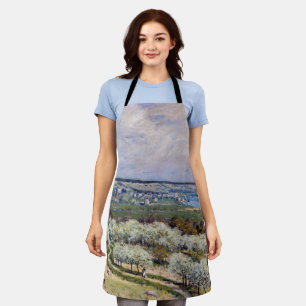 Alfred Sisley - Terrace at Saint-Germain, Spring Apron