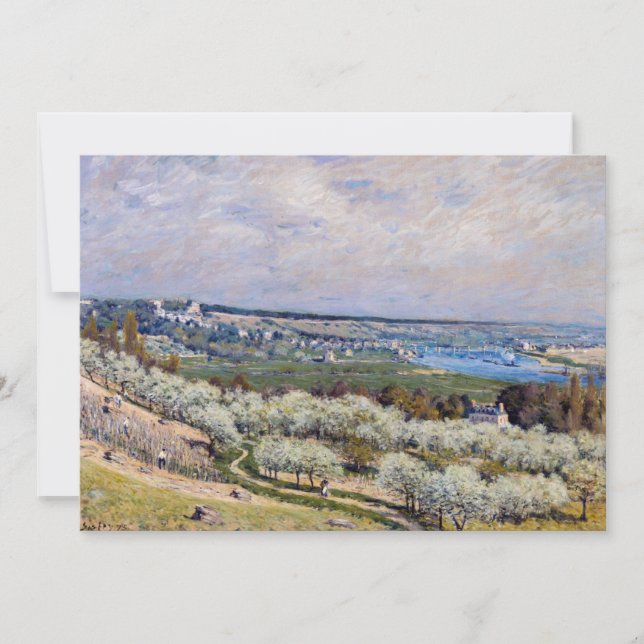 Alfred Sisley - Terrace at Saint-Germain, Spring Invitation (Front)