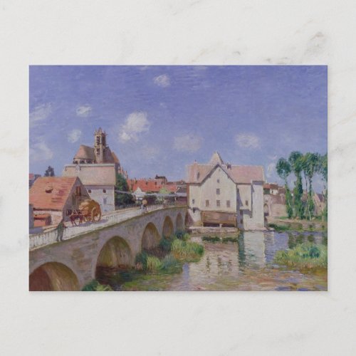 Alfred Sisley  The Bridge at Moret Postcard