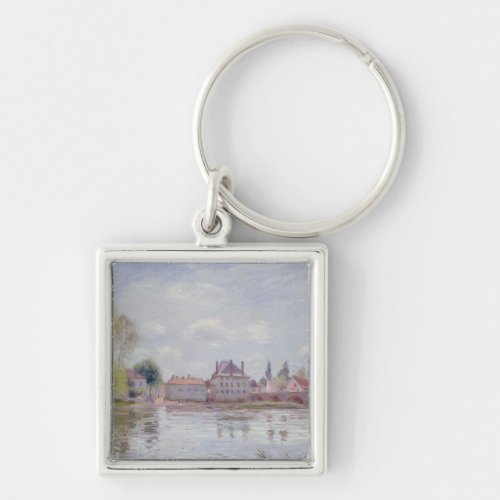 Alfred Sisley  The Bridge at Moret_sur_Loing Keychain
