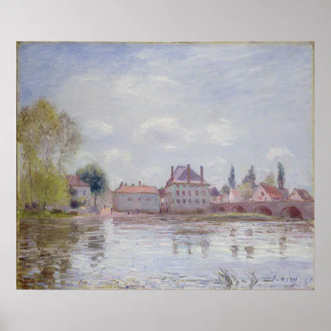 Die Brücke von Moret-sur-Loing, 1887 von Alfred Sisley