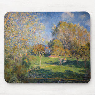 Alfred Sisley - The Garden of Hoschede, Montgeron Mouse Pad