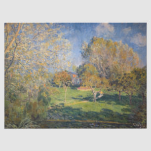 Alfred Sisley - The Garden of Hoschede, Montgeron Tissue Paper