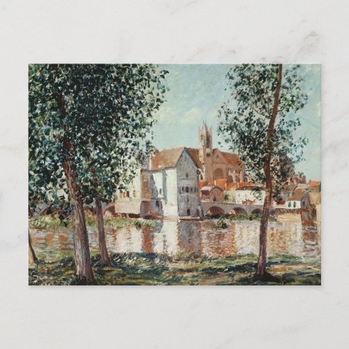 Alfred Sisley  The Loing at Moret Postcard