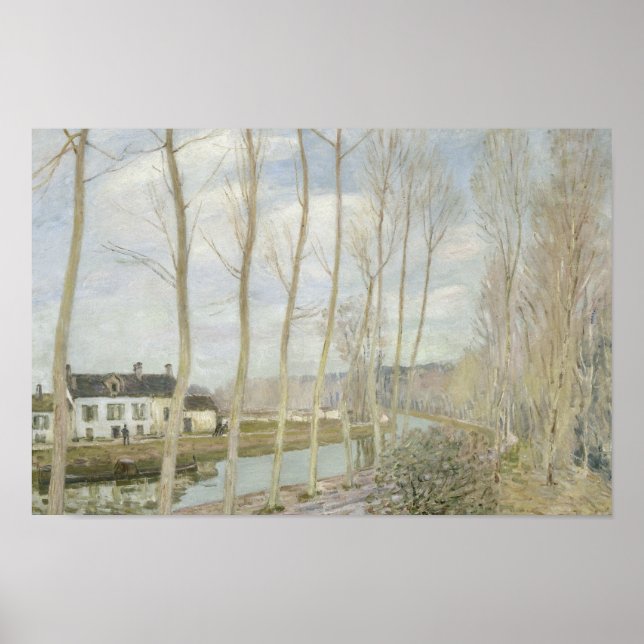 Alfred Sisley - The Loing's Canal Poster (Front)