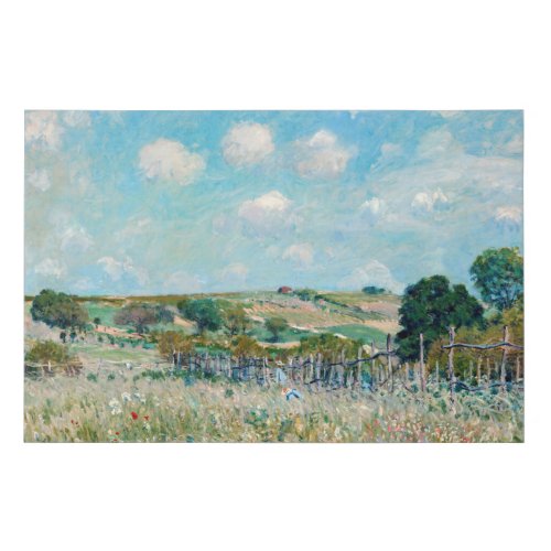 Alfred Sisley _ The Meadow Faux Canvas Print