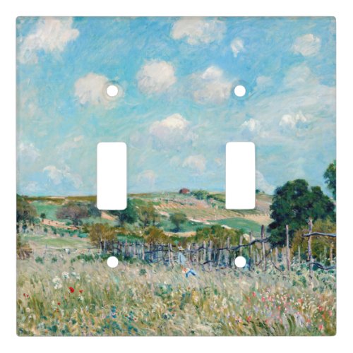 Alfred Sisley _ The Meadow Light Switch Cover