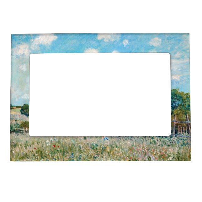 Alfred Sisley - The Meadow Magnetic Frame (Front)