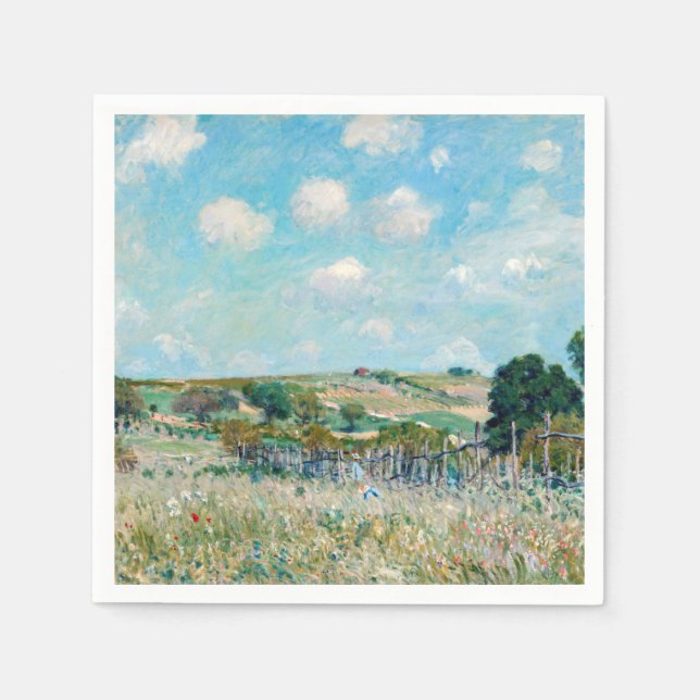 Alfred Sisley - The Meadow Napkins (Front)