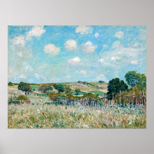 Alfred Sisley _ The Meadow Poster