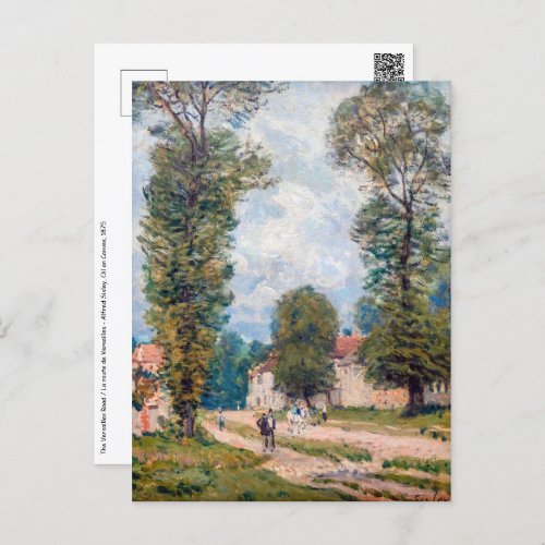 Alfred Sisley _ The Versailles Road Postcard