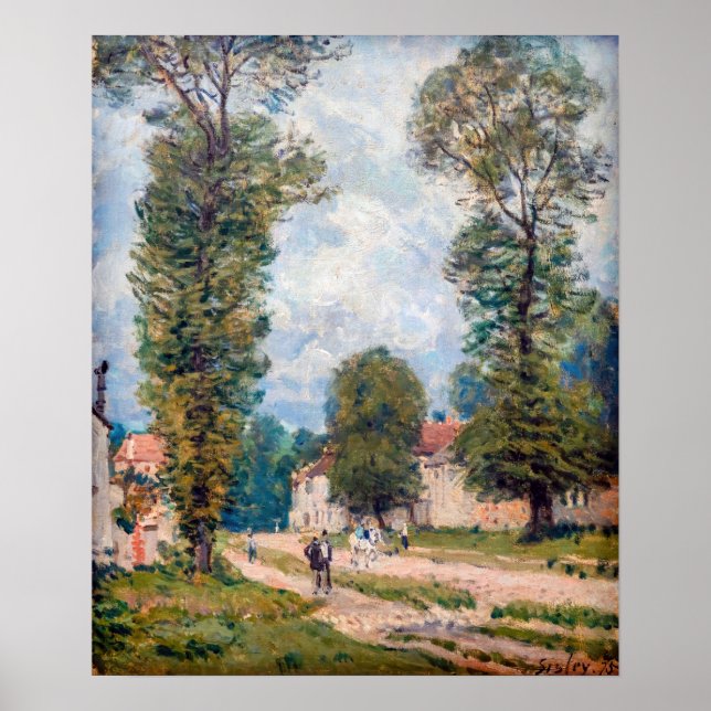 Alfred Sisley - The Versailles Road Poster (Front)