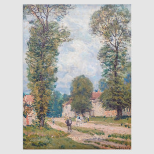 Alfred Sisley - The Versailles Road Tissue Paper