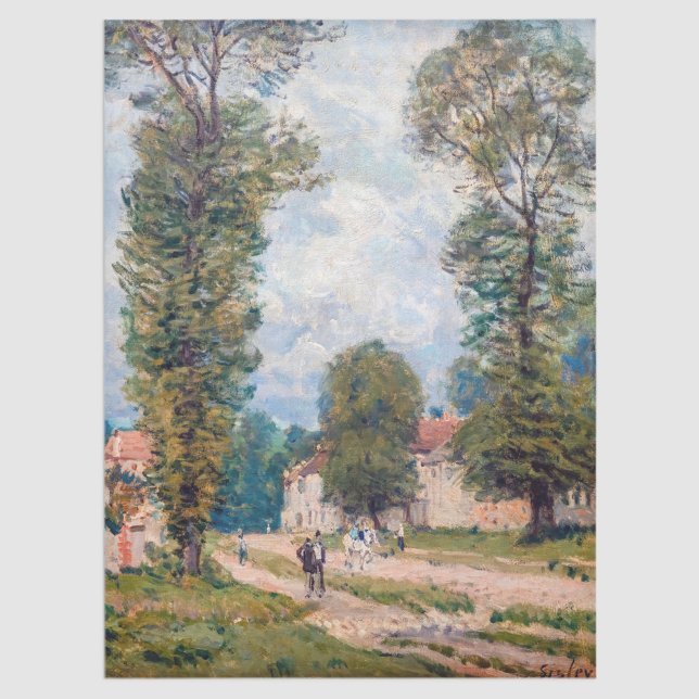Alfred Sisley - The Versailles Road Tissue Paper (Creator Uploaded)