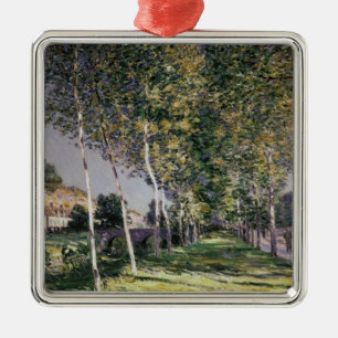 Alfred Sisley The Walk Metal Ornament