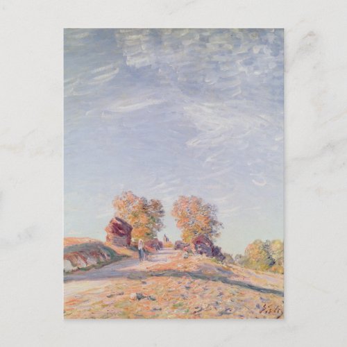 Alfred Sisley  Uphill Road in Sunshine Postcard