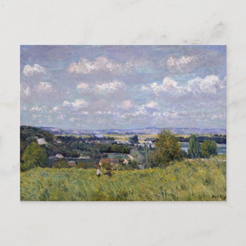 Alfred Sisley  Valley of the Seine at St_Cloud Postcard