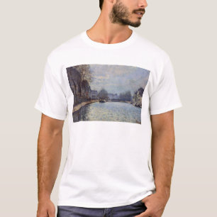 Alfred Sisley   View of the Canal St-Martin, Paris T-Shirt