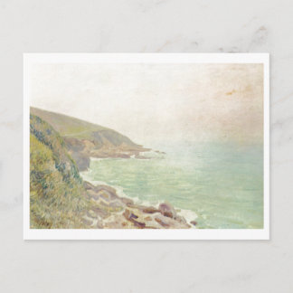 Alfred Sisley - Waliser Küste im Nebel 1887 - Oil Postcard