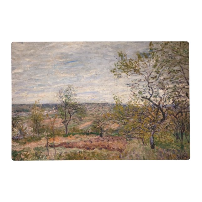 Alfred Sisley - Windy Day at Veneux Placemat (Front)