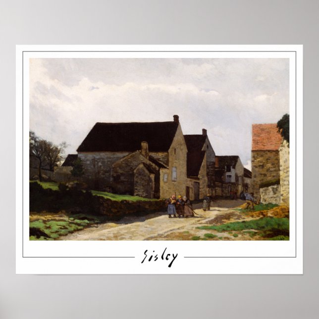 Alfred Sisley Zedign Art Poster #10 (Front)