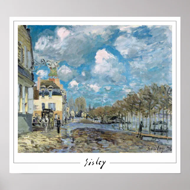 Alfred Sisley Zedign Art Poster #316 | Zazzle