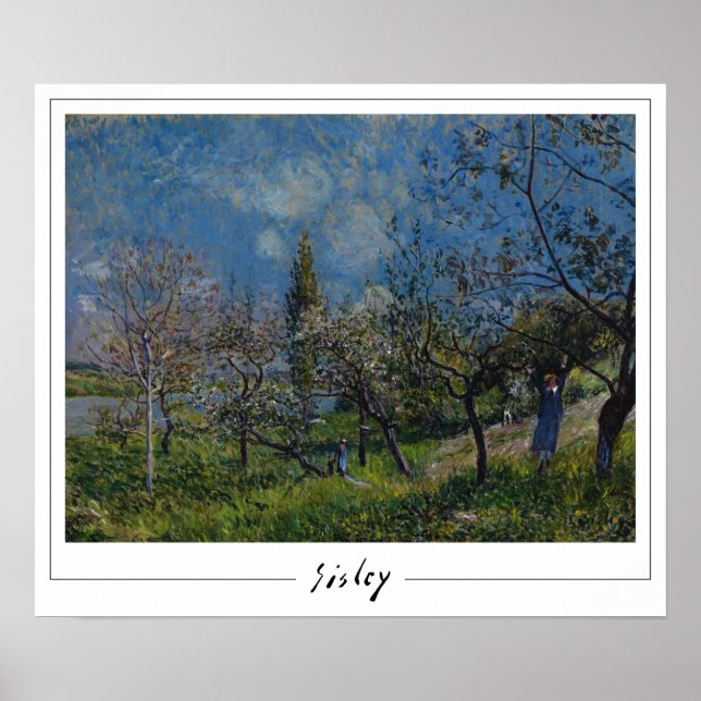 Alfred Sisley Zedign Art Poster #5 (Front)