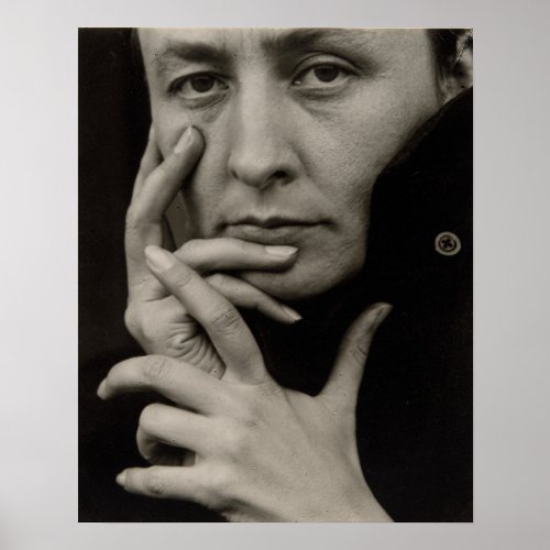 Alfred Stieglitz Georgia OKeeffe Portrait Poster