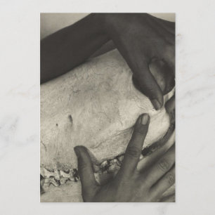 Alfred Stieglitz - Georgia O'Keeffe - Hands And Ho Invitation