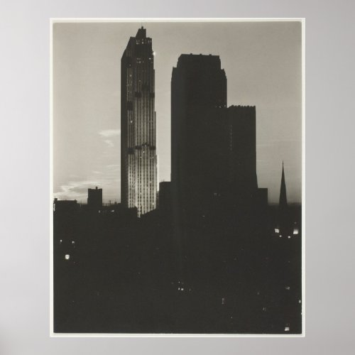 Alfred Stieglitz New York from Shelton Photo Poster