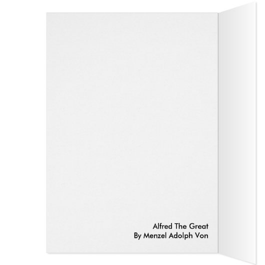 Alfred The Great By Menzel Adolph Von (Inside (Left))