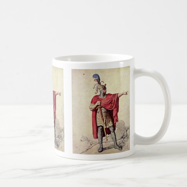 Alfred The Great By Menzel Adolph Von Coffee Mug (Right)