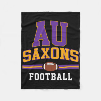 Alfred University Saxons Football Arch Vintage Des Fleece Blanket