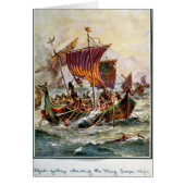 Alfred's galleys attacking the Viking Dragon (Front)