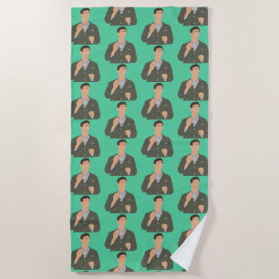 Algae beach towel