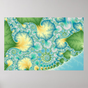 Algae - Fractal Poster