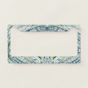 Algae Under Glass License Plate Frame