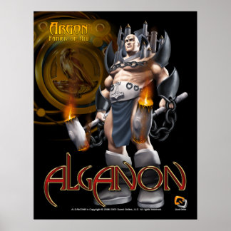 Alganon Argon Deity Poster
