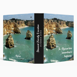 Algarve beach family vacation in Portugal 3 Ring Binder