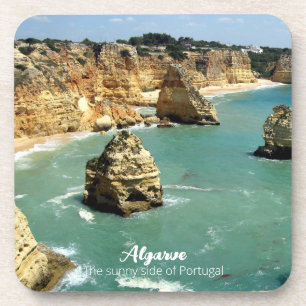 Algarve beach vacation in Portugal Beverage Coaster