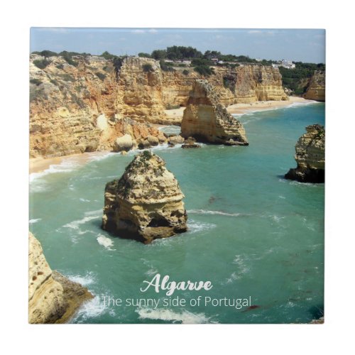 Algarve beach vacation in Portugal Ceramic Tile