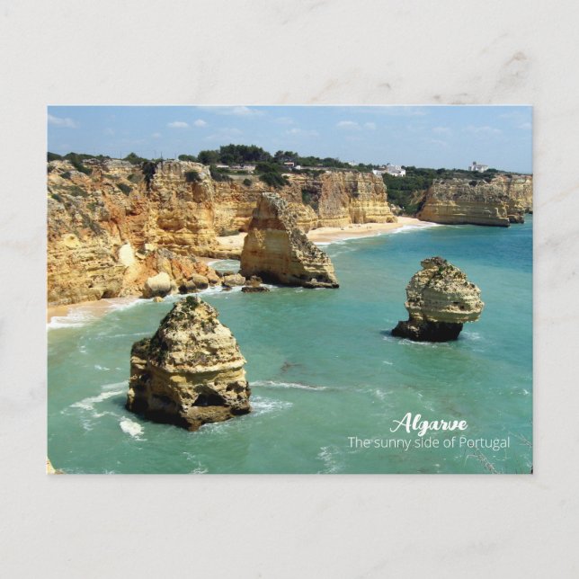 Algarve beach vacation in Portugal Postcard (Front)