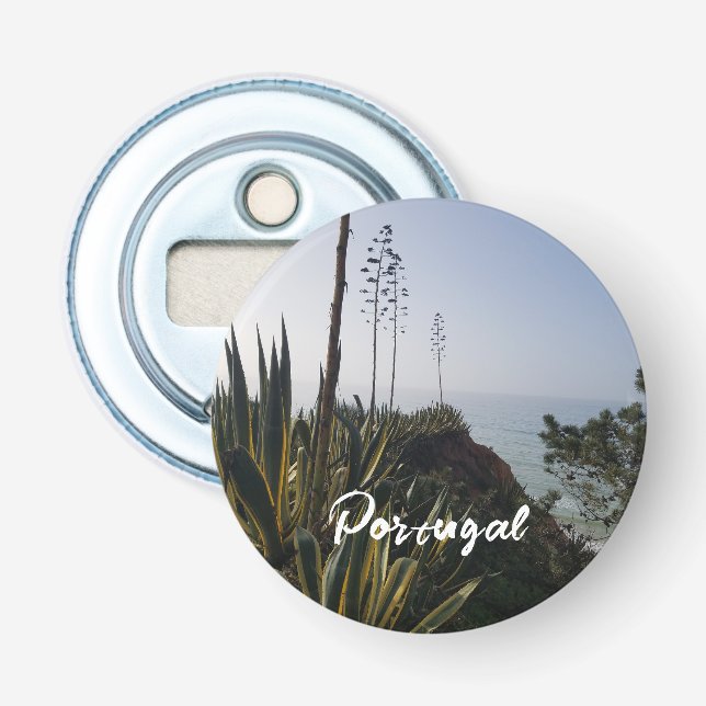 Algarve Coast Beach Ocean View Custom Bottle Opener (Front)