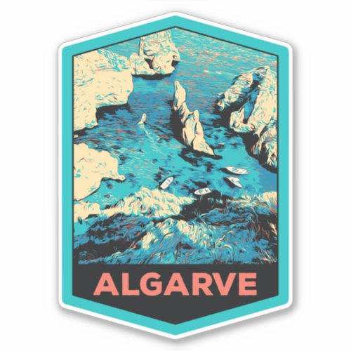 Algarve Lagos coast Portugal travel Sticker