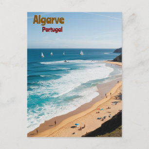Algarve Portugal Scenic Postcard – Coastal Travel
