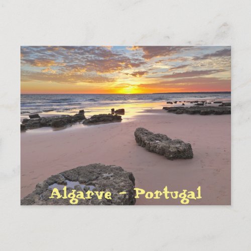 Algarve _ Portugal Summer season theme Postcard