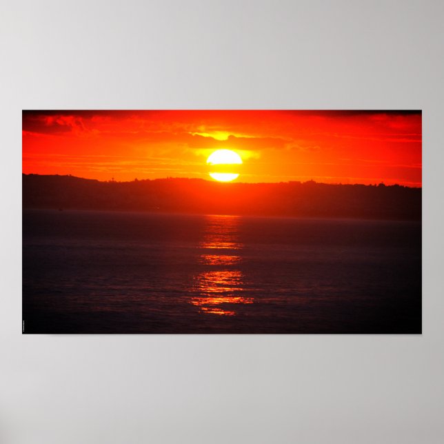 Algarve – Portugal – Sunset – Sonnenuntergang Poster (Front)