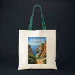 Algarve Portugal Travel Art Vintage Tote Bag<br><div class="desc">Algarve vector art design. The Algarve,  Portugal’s southernmost region,  is known for its Atlantic beaches and golf resorts.</div>