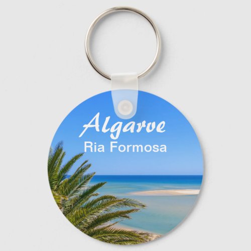 Algarve Portugal Travel Souvenir Photo Keychain